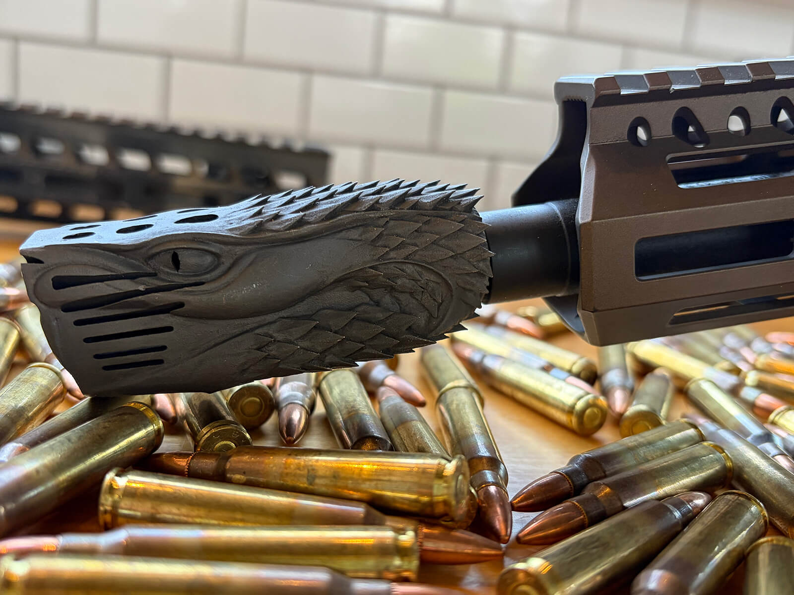 The VIPR-Ti Compensator by Muzzlewerks.